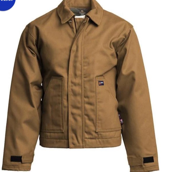 NWOT-FR Jacket with Windshield Technology | Brown - Picture 10 of 11